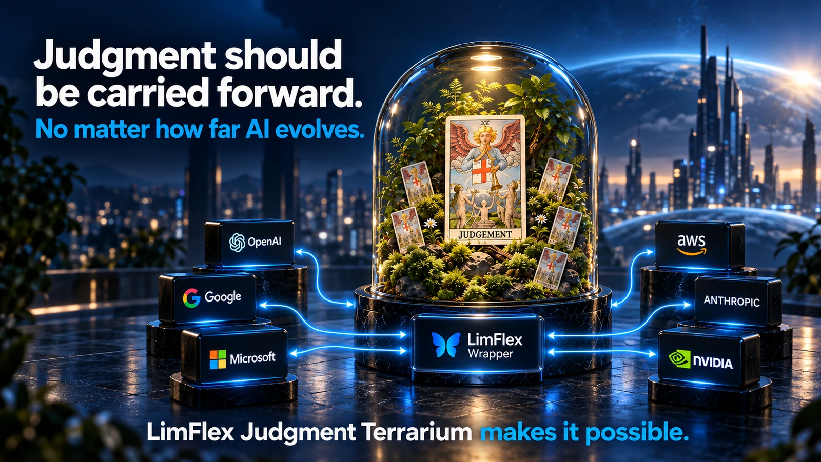 Judgment Terrarium carried forward across evolving AI systems